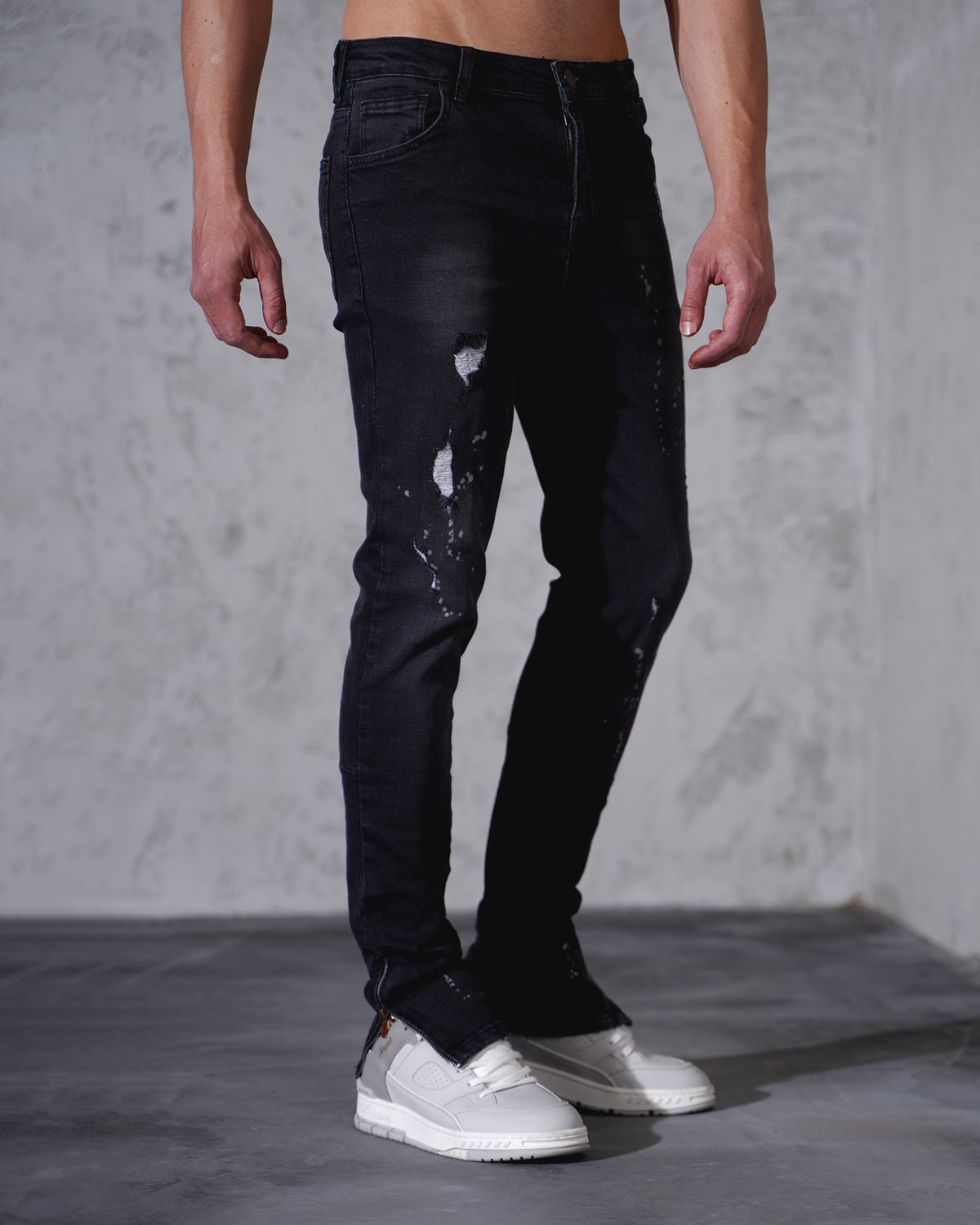 JEAN ZIPPÉ BLACK