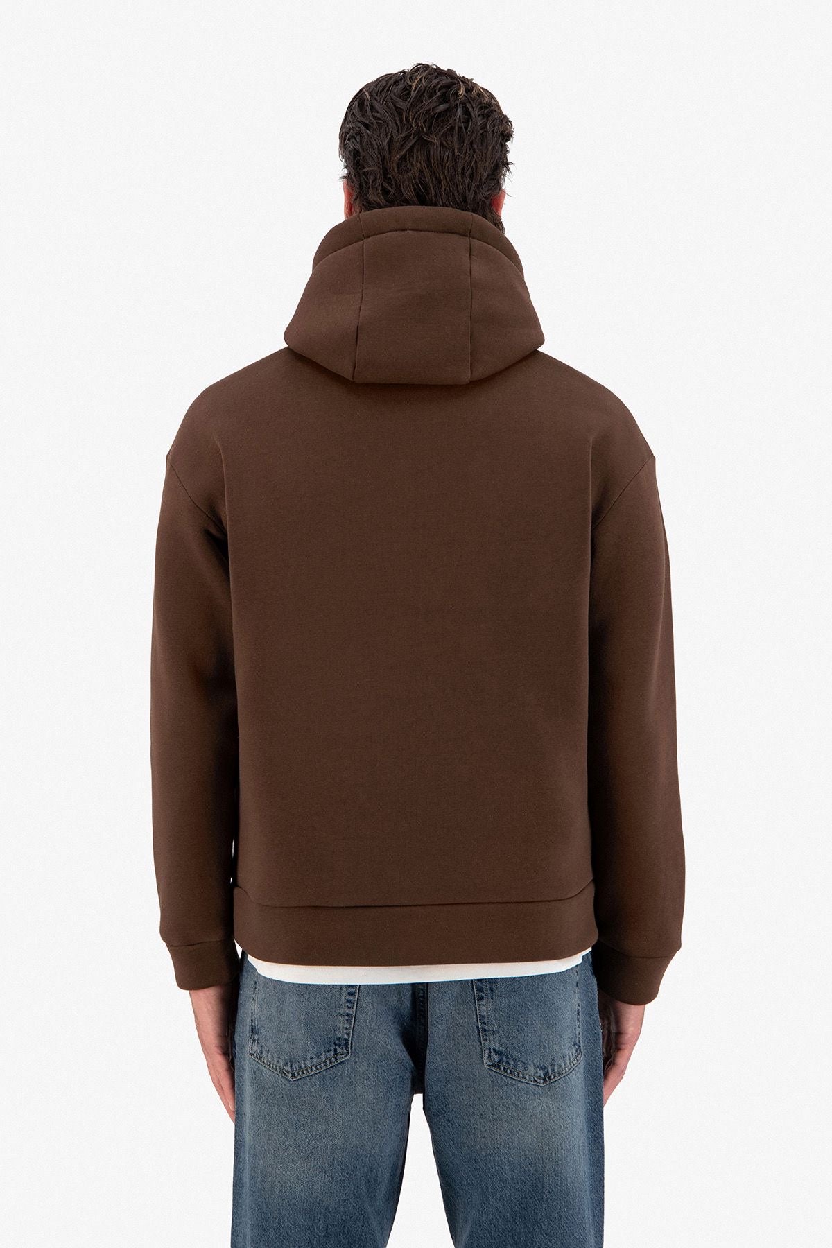 SWEAT CŒUR MARRON