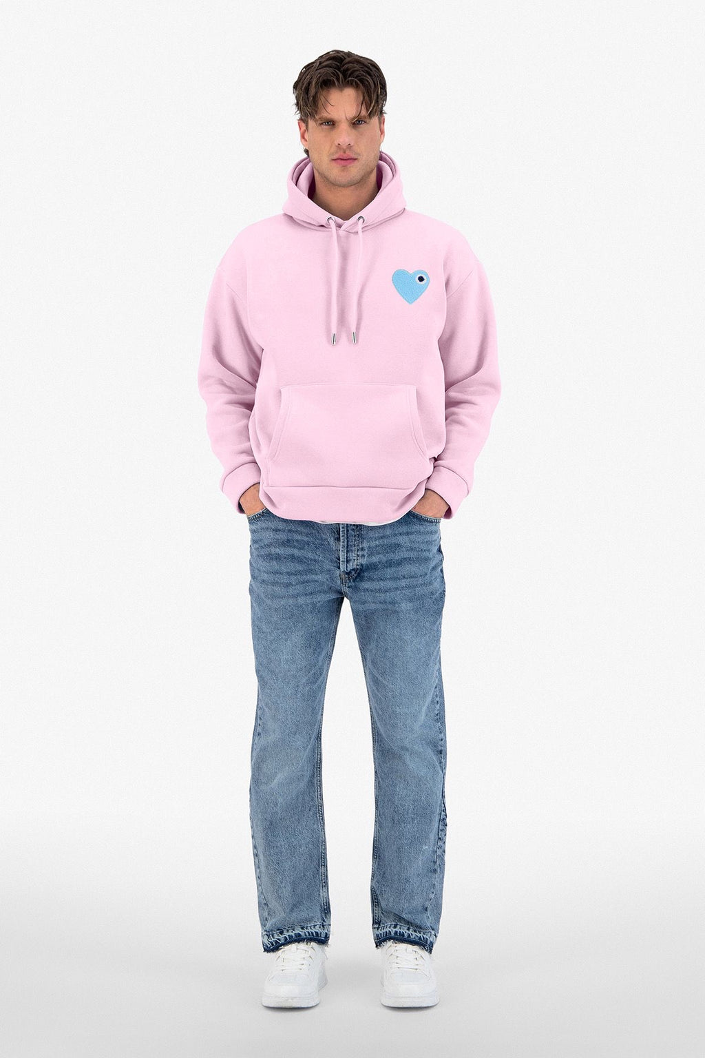 SWEAT CŒUR PINK