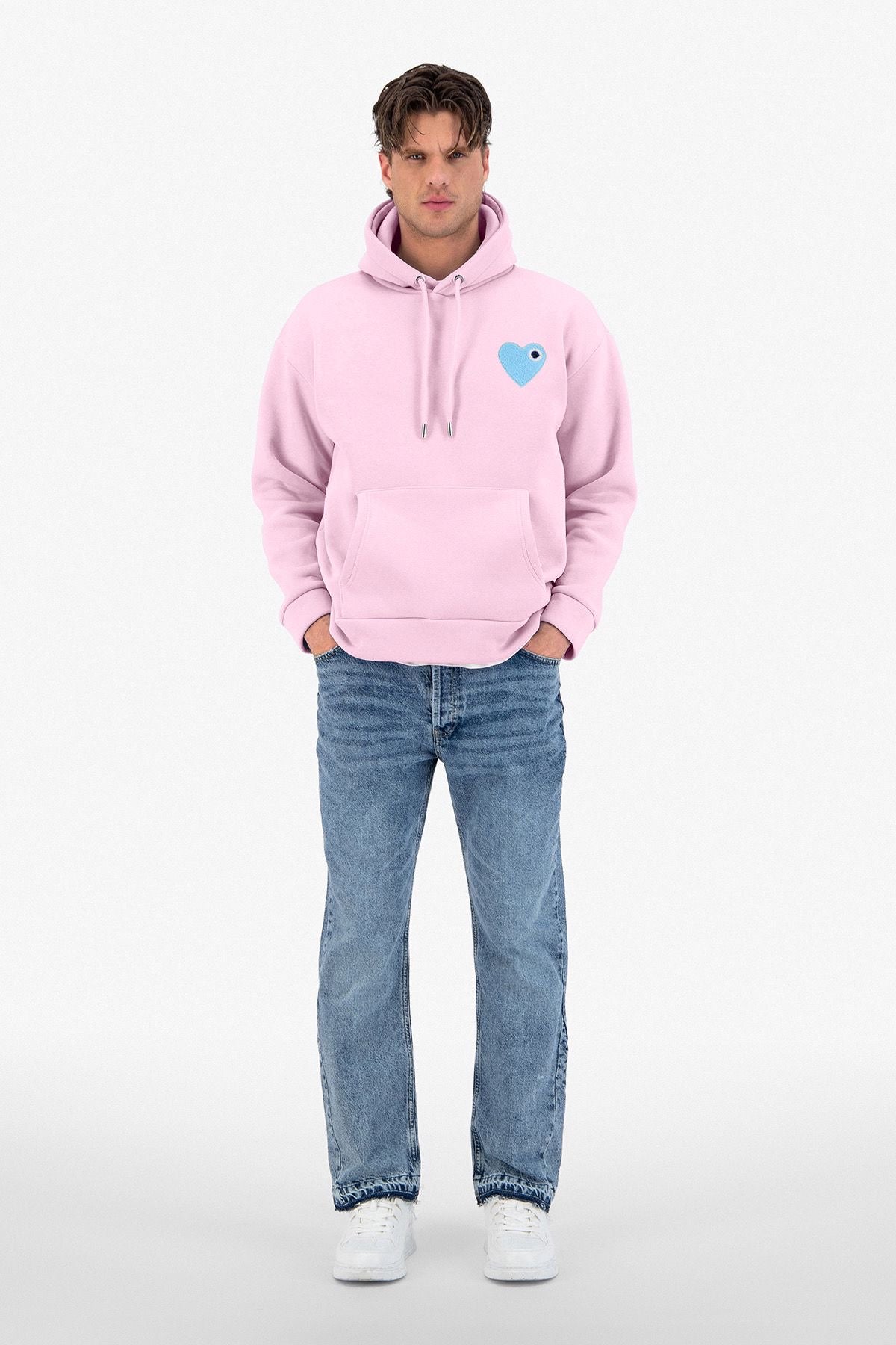 SWEAT CŒUR PINK